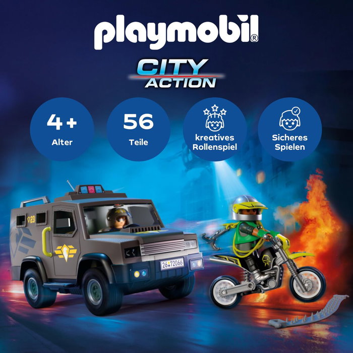 Playmobil City Action Véhicule Tactique des Forces Spéciales 72066 Playmobil City Action Véhicule Tactique des Forces Spéciales 72066