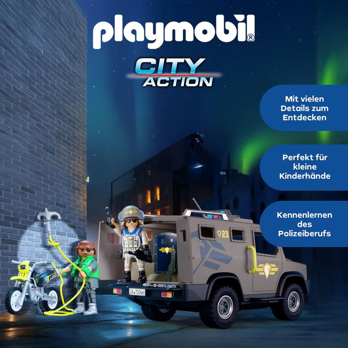 Playmobil City Action Véhicule Tactique des Forces Spéciales 72066 Playmobil City Action Véhicule Tactique des Forces Spéciales 72066