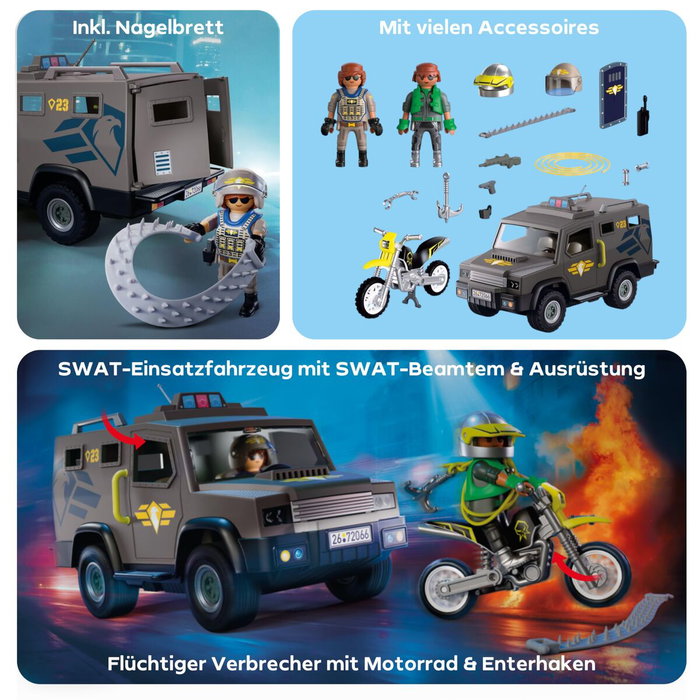 Playmobil City Action Véhicule Tactique des Forces Spéciales 72066 Playmobil City Action Véhicule Tactique des Forces Spéciales 72066