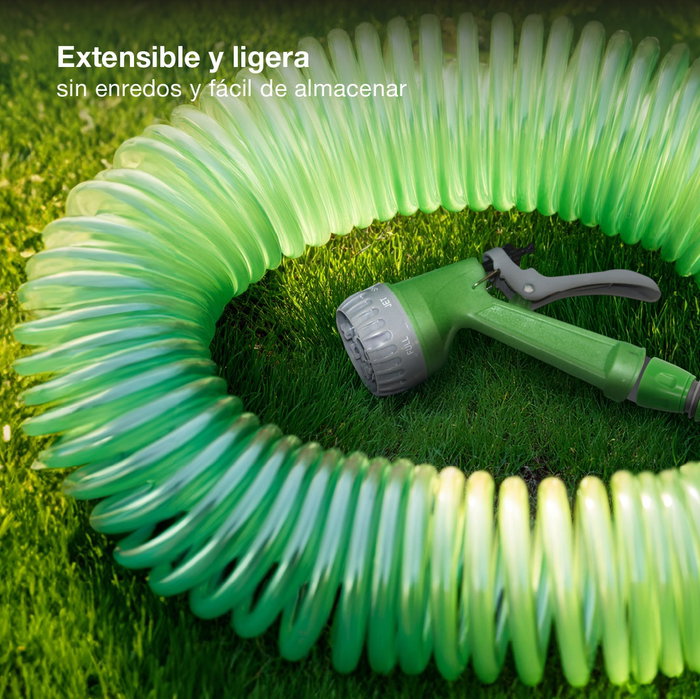 Navelis Kit manguera espiral 7,5M avec pistolet 7 fonctions