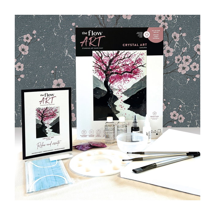 IMAGILAND FLOW ART CRYSTAL ART SAKURA FLA003