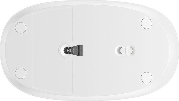 HP 240 Souris Bluetooth sans fil ambidextre avec capteur optique 1600 ppp, 3 boutons et molette de défilement - Noir, Rouge ou Argent
