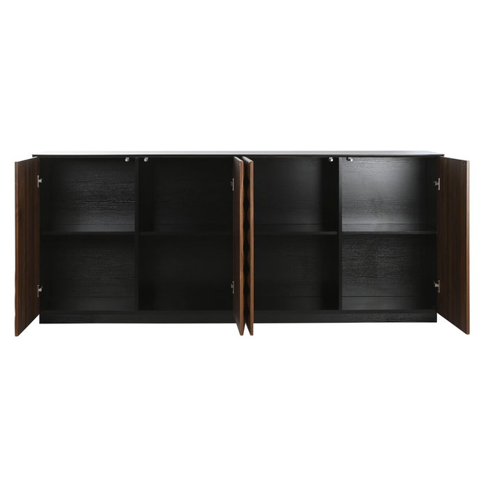 Buffet Home ESPRIT Marron Noir Bois MDF 188,4 X 42,1 X 80,6 cm Buffet Home ESPRIT Marron Noir Bois MDF 188,4 X 42,1 X 80,6 cm