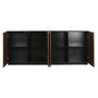 Buffet Home ESPRIT Marron Noir Bois MDF 188,4 X 42,1 X 80,6 cm