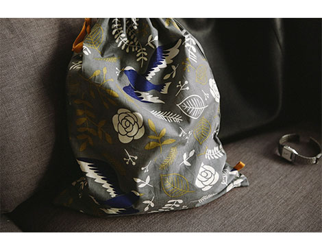 Dailylike Tissu coton Blue Bird motifs animaux épaisseur 30C 1,60m x 3m