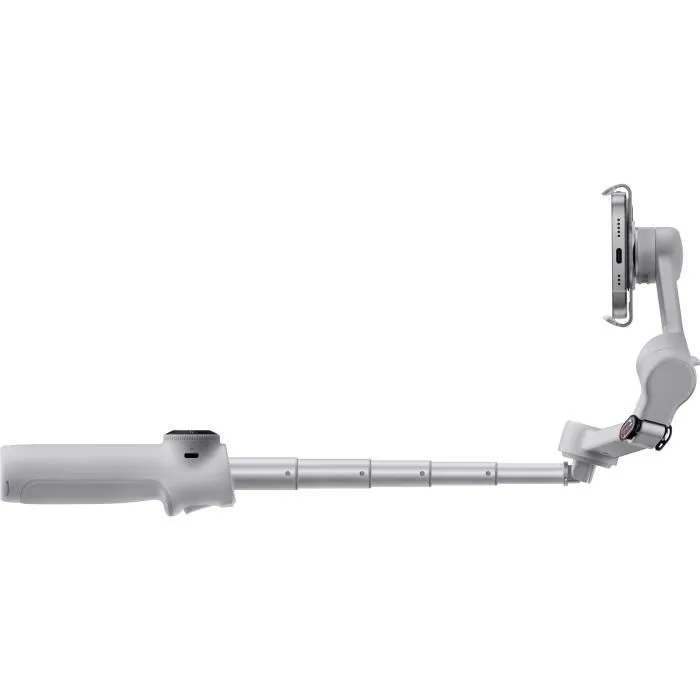 Insta360 Flow 2 - Stabilisateur smartphone avec suivi panoramique 360°, autonomie 10h, perche selfie et trépied inclus - Gris