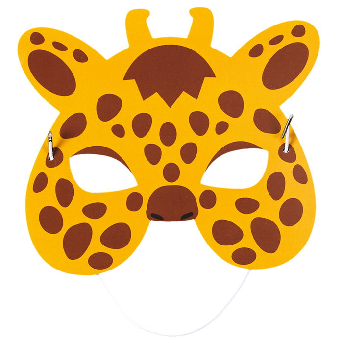 Party Time Jeu de 6 Masques Animaux de la Savane Party Time Jeu de 6 Masques Animaux de la Savane