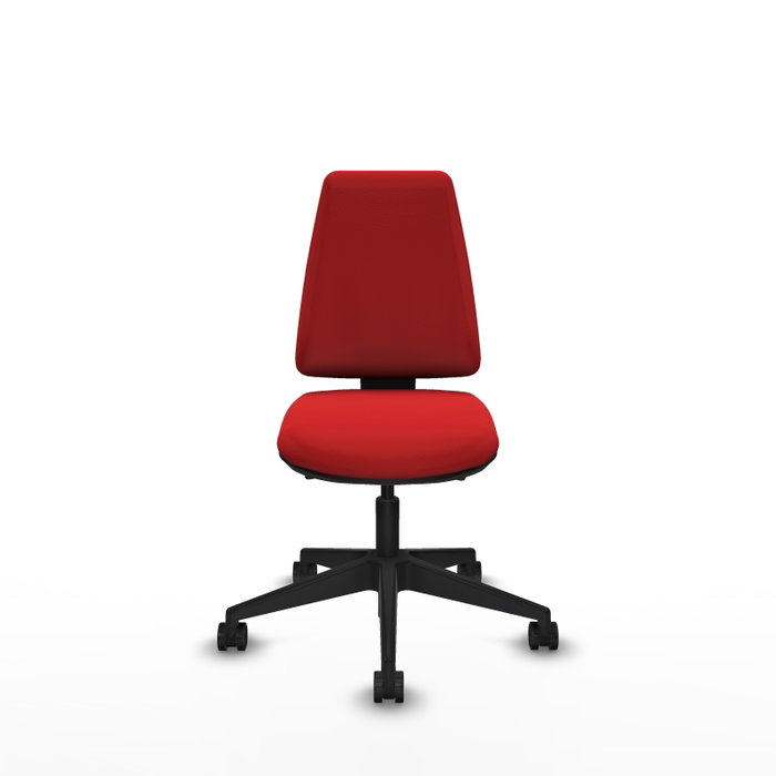 PIQUERAS Y CRESPO Chaise Elche Asynchrone Cuir écologique Rouge