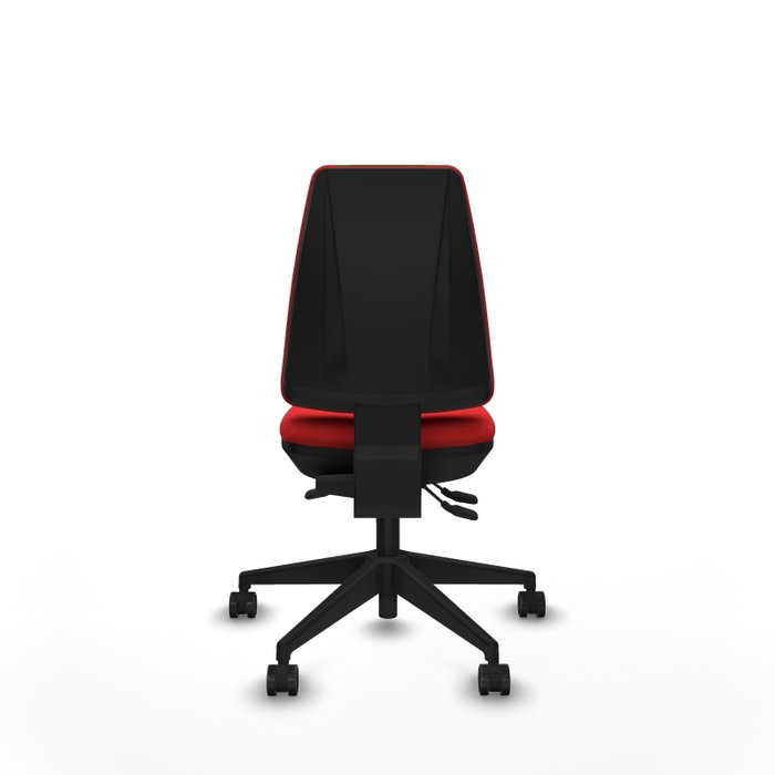 PIQUERAS Y CRESPO Chaise Elche Asynchrone Cuir écologique Rouge