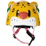 Crazy Safety - Casque de Vélo Enfant - Design Léopard 3D Animal - Taille S (49-55 cm) - Pour Aventures en Sécurité