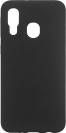 eSTUFF Coque silicone Samsung Galaxy A40 MADRID - Noir