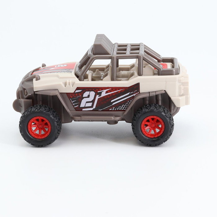 Tachan Jeep Lights & Sounds Heroes De Ciudad - Véhicule Tout-terrain avec Lumière et Son, Jouet pour Enfants 3 ans+, Échelle 1:42, Langues Multilingues