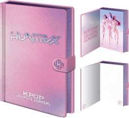 Pyramid International Carnet de notes Premium K-Pop Demon Hunters A5 iridescent avec fermeture