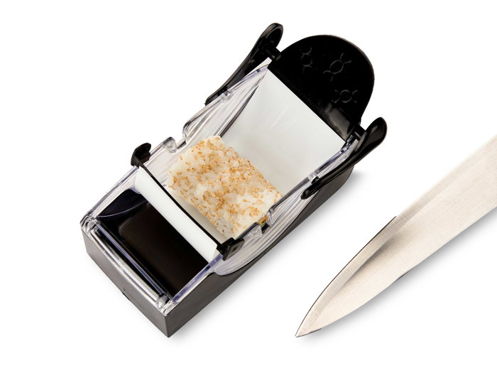 Kinvara Machine à rouler les sushis 19x6x10 cm plastique noir (Set de 12)