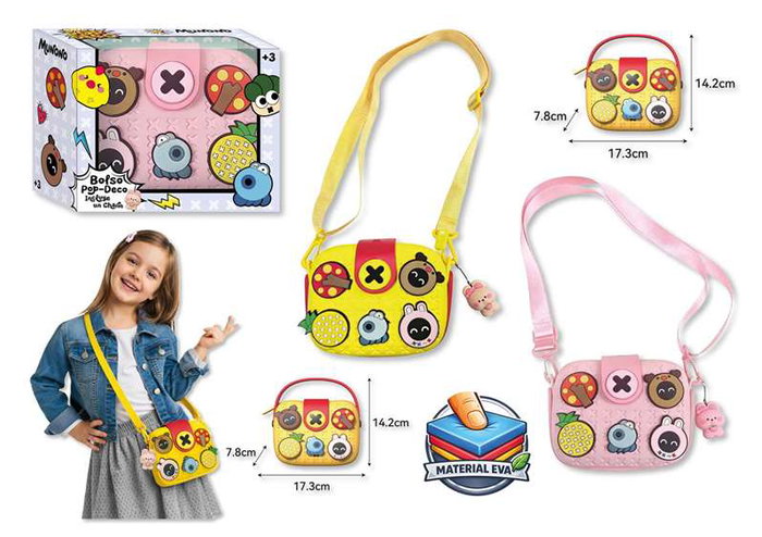 Munono Sac bandoulière Pop Deco avec charm et poignée - Modèles surtidos