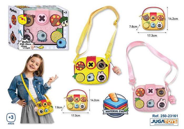 Munono Sac bandoulière Pop Deco avec charm et poignée - Modèles surtidos