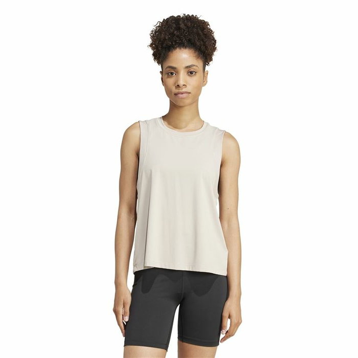 Débardeur Femme Adidas Studio Beige