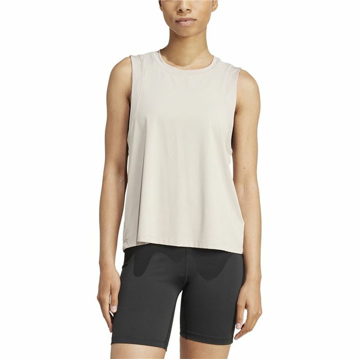 Débardeur Femme Adidas Studio Beige