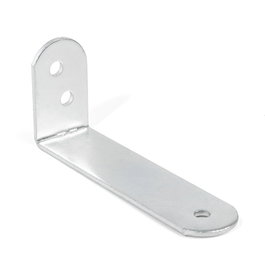 HERRAJES ALK - Escuadra de Support Timor 88x22 en Acier Galvanisé pour Renfort d'Angle de Table, Assemblages et Herrajes