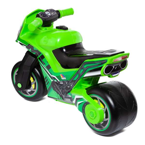 Molto - Correpasitos moto premium vert - Jouet moto porteur pour enfant - 40,5 x 27,2 x 28,5 cm - Plastique - À partir de 2 ans