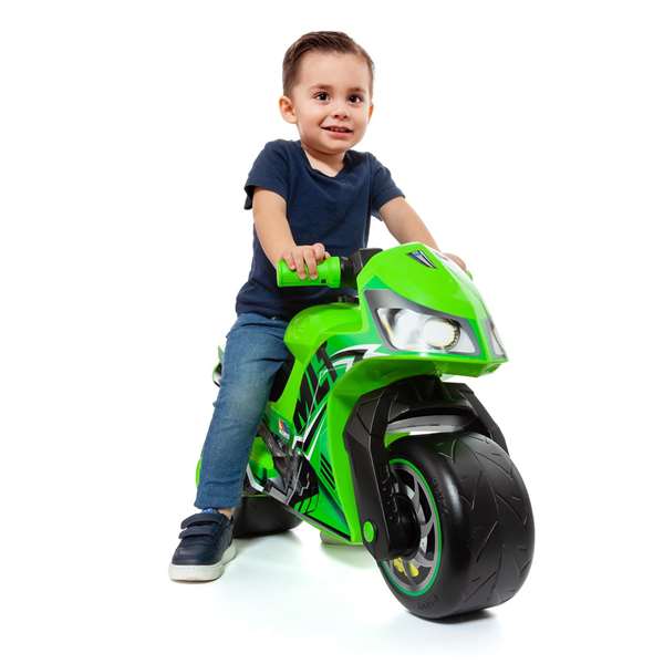 Molto - Correpasitos moto premium vert - Jouet moto porteur pour enfant - 40,5 x 27,2 x 28,5 cm - Plastique - À partir de 2 ans