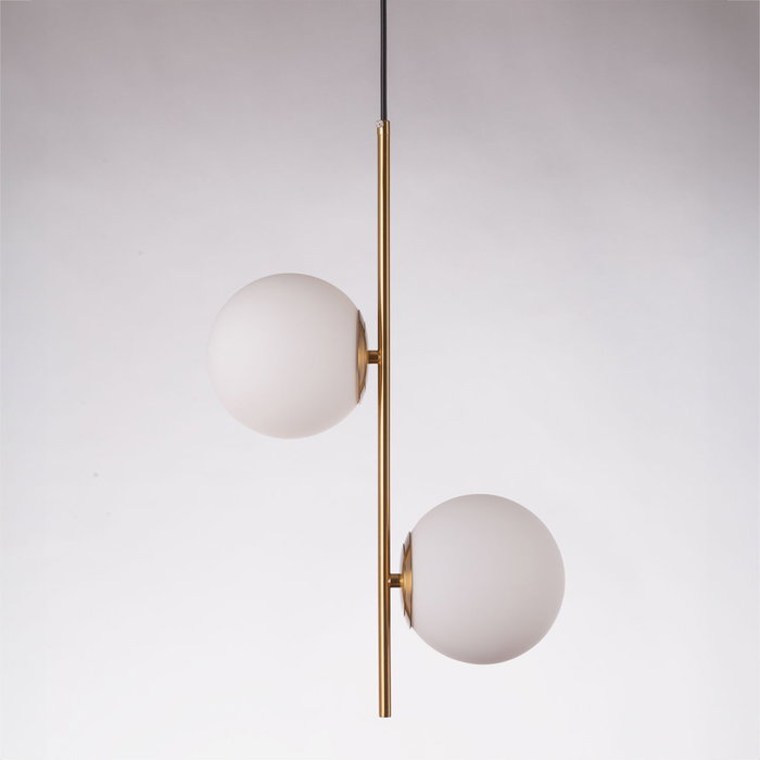 Lampe À Suspension Pali en métal et verre
