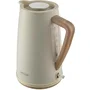 Sencor SWK 2717YG - Bouilloire électrique 1,7 L en acier inoxydable 304, base 360°, 2250 W, jauge d'eau, arrêt automatique, LED