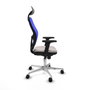 Piqueras y Crespo Chaise de Bureau avec Appui-tête Jorquera 2D086N1 Blanc