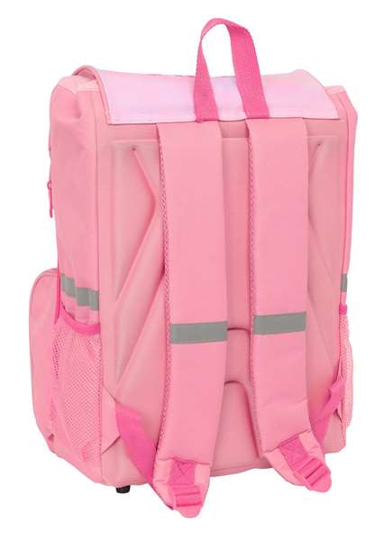 Safta Mochila Extensible Barbie - Sac à dos extensible Barbie pour enfant 3 ans et plus, dimensions 18,5 x 41 x 15 cm