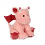 Gipsy Toys Dragon Trendy, Peluche Dragon rose poudré 30 cm, Couleurs pastels, Décoration chambre d'enfant, Super compagnon de câlins