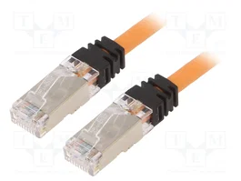 PANDUIT Patch cord S/FTP Cat 6a RJ45 5m orange