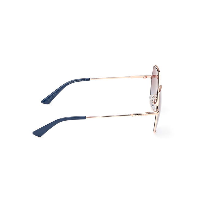 Guess Gafas GU7867 28F Lunettes de Soleil Femme Monture Rose Gold Verres Gradient Brown 58 mm