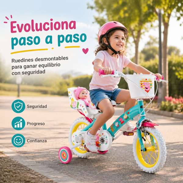 Toimsa Vélo Peppa Pig 12 pouces