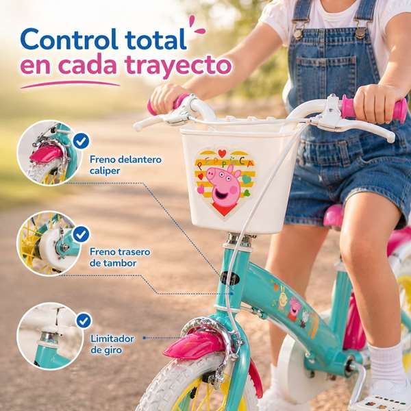 Toimsa Vélo Peppa Pig 12 pouces