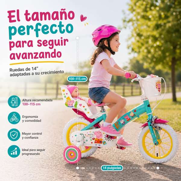 Toimsa Vélo Peppa Pig 12 pouces