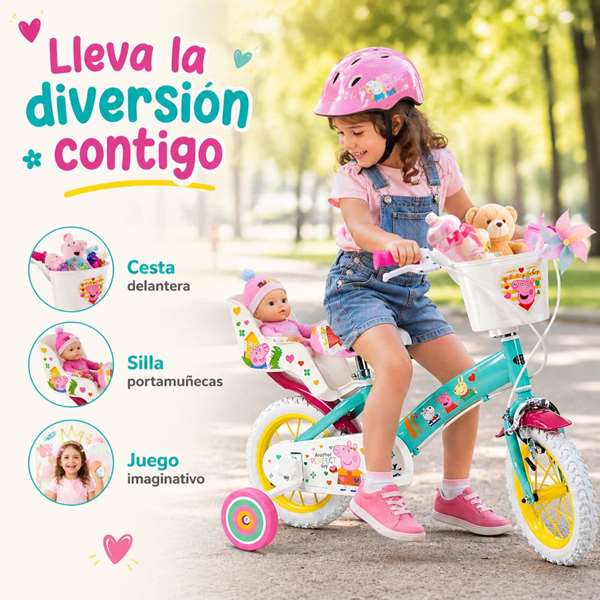 Toimsa Vélo Peppa Pig 12 pouces