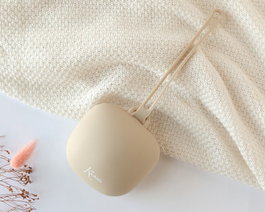 KioKids Garde-tétine en Silicone Beige