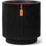 CAPI EUROPE Vase cylindre Groove NL - 44 x 46 cm - Noir - Design moderne intérieur extérieur
