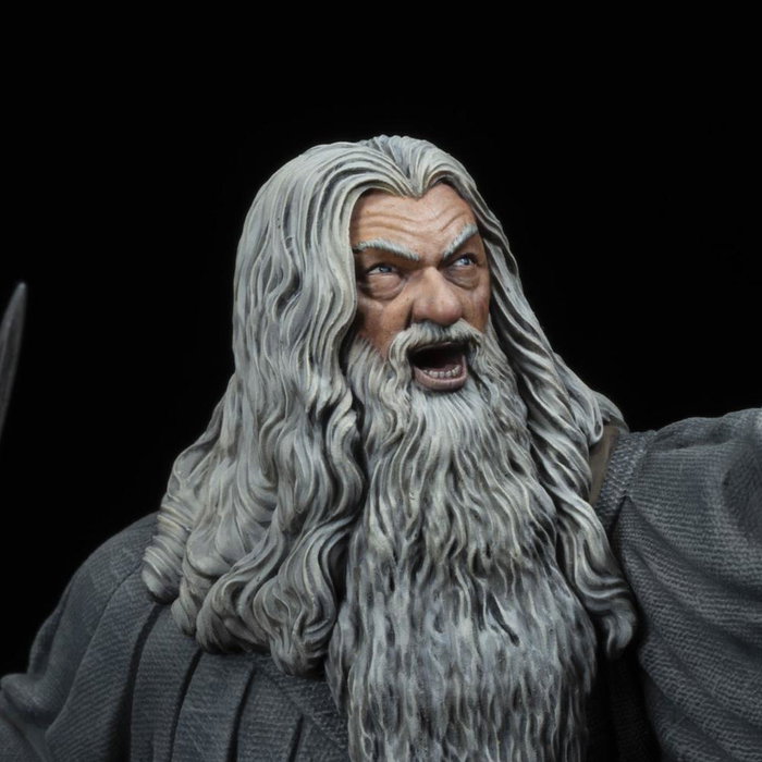 Sd toys Figurine Le Seigneur des Anneaux Gandalf Le Gris Collection Mine de Moria