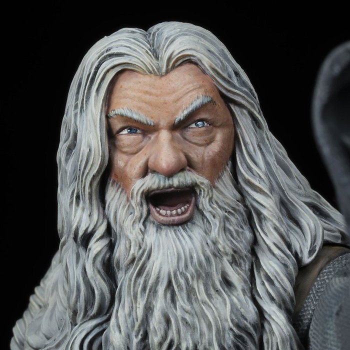 Sd toys Figurine Le Seigneur des Anneaux Gandalf Le Gris Collection Mine de Moria