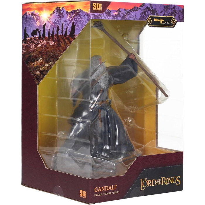 SD TOYS Figurine Gandalf dans la Moria Le Seigneur des Anneaux 18cm en PVC
