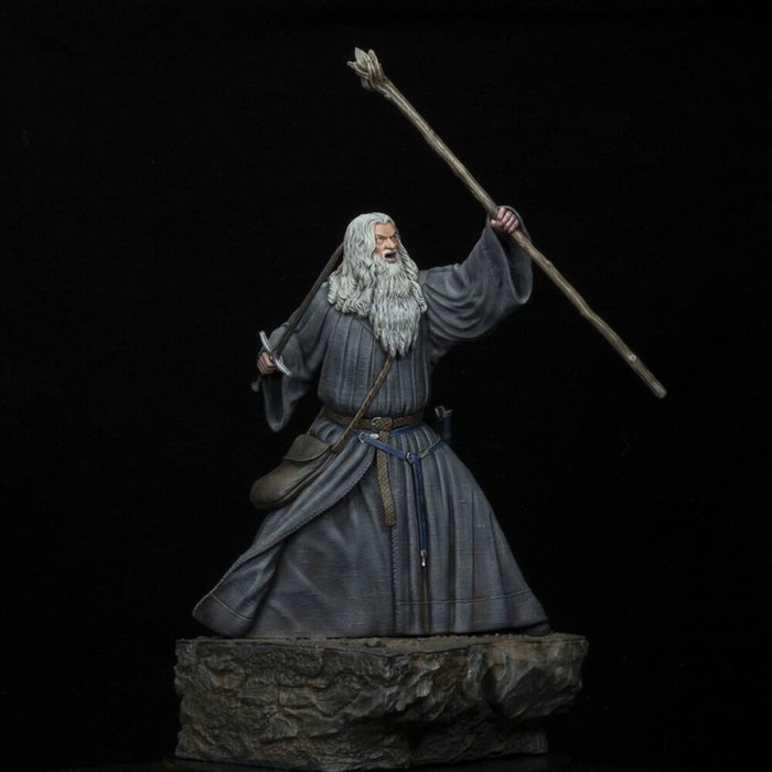 SD TOYS Figurine Gandalf dans la Moria Le Seigneur des Anneaux 18cm en PVC