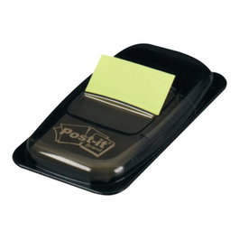 3M Post-it 680-5 Marqueurs d'index jaunes avec distributeur
