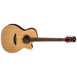 LUNA Wabi Sabi Grand Concert Solid Top A/E Guitare acoustique-électrique table massive