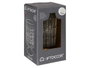 Giftdecor Lanterne LED sur pied métal vert 10x18x10 cm avec verre et piles 2AA (Set de 6)