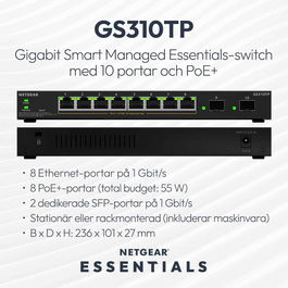 Switch Netgear GS310TP-200EUS