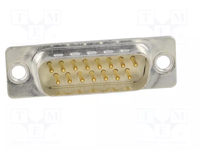 HARTING Connecteur D-Sub mâle 15 broches pour transfert de données