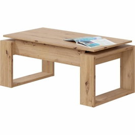 Table basse relevable BALTIK rectangulaire en chêne