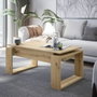 Table basse relevable BALTIK rectangulaire en chêne