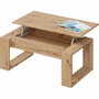 Table basse relevable BALTIK rectangulaire en chêne